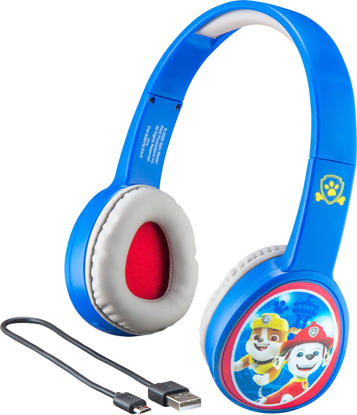 Paw Patrol - Trådløse Hovedtelefoner Med Bluetooth - Blå