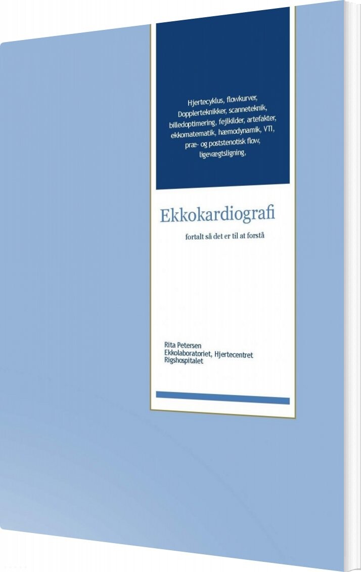 Billede af Ekkokardiografi - Rita Petersen - Bog