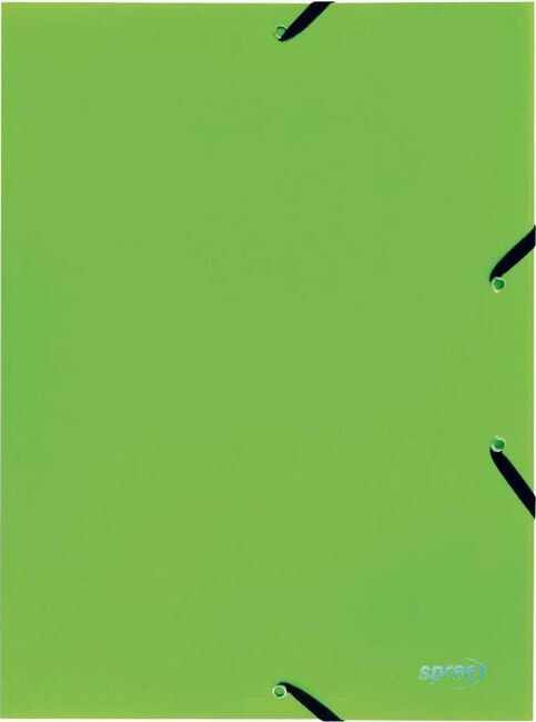 Elastikmappe - Pp - C4 - Lysegrøn - Spree