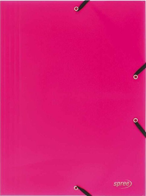 Elastikmappe - Pp - C4 - Pink - Spree