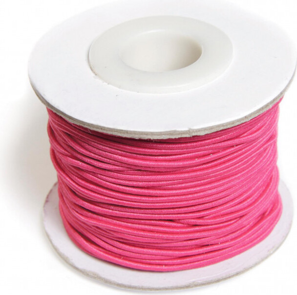 Elastiksnor - Tykkelse 1,2 Mm - 25 M - Pink