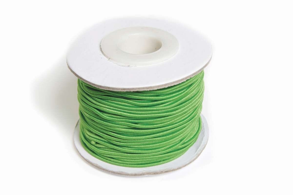 Elastiksnor - Tykkelse 1,2 Mm - 25 M - Grøn - Pearl N Fun