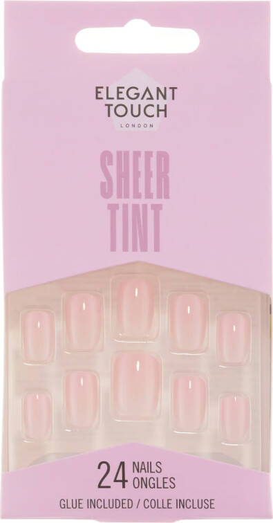 Elegant Touch -artificial Nails - Sheer Tint Ballerina Pink