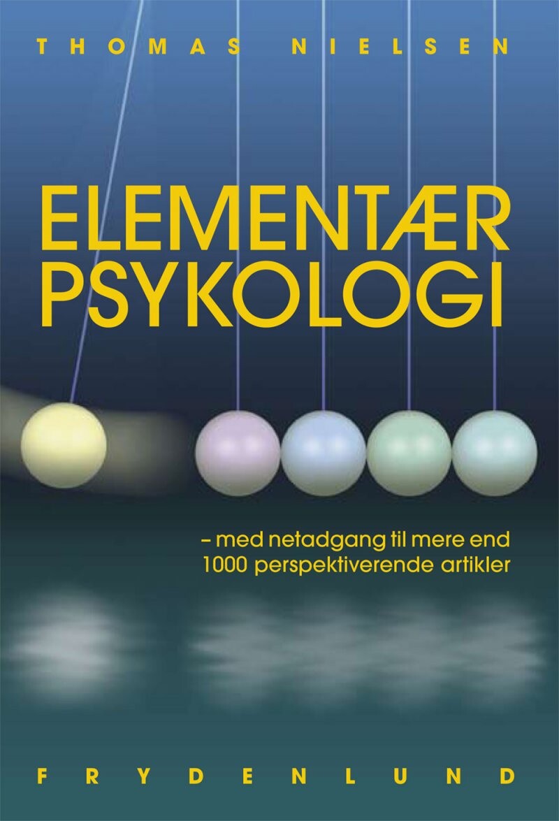 Billede af Elementær Psykologi - Thomas Nielsen - Bog