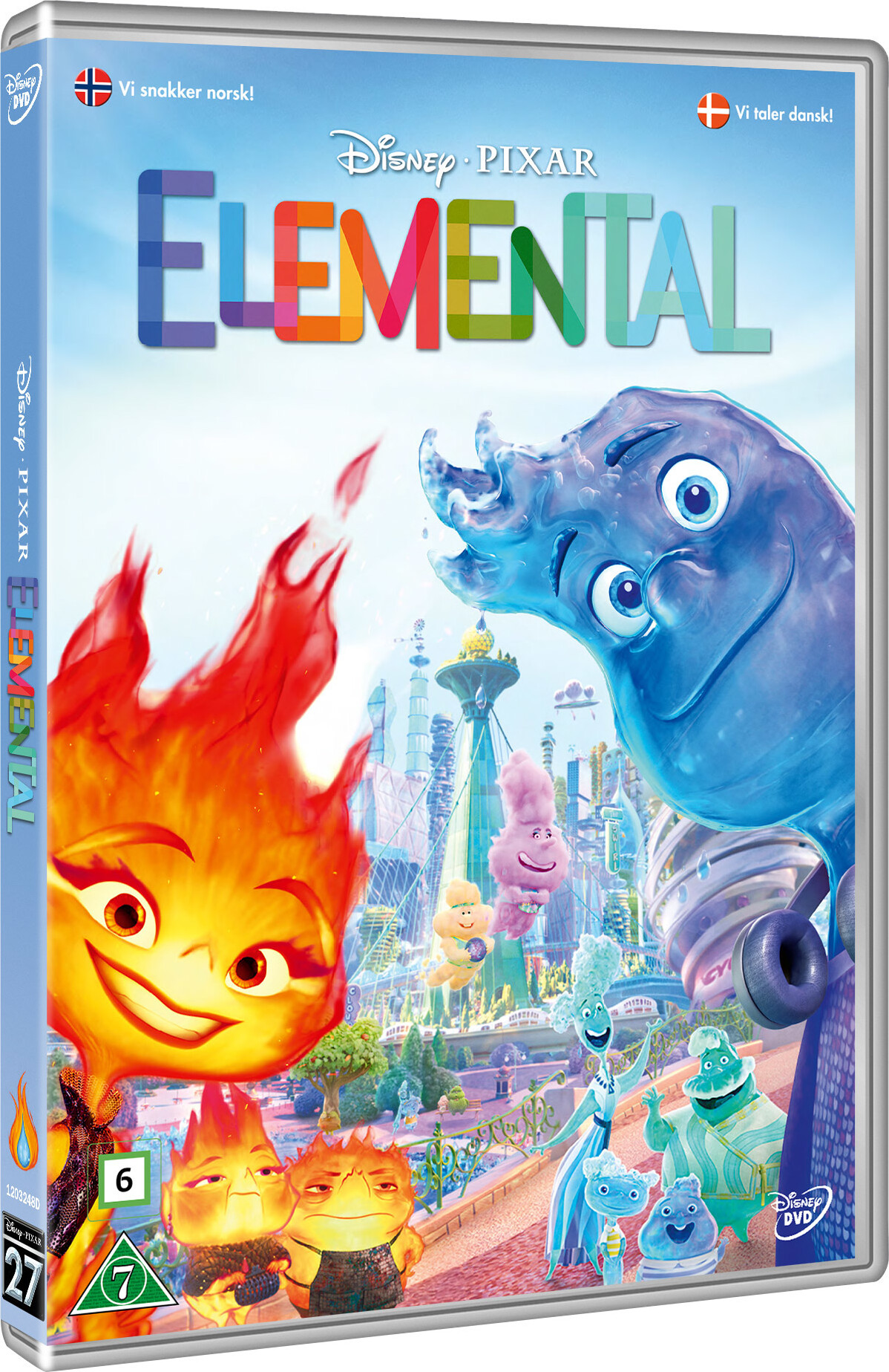 9: Elementært / Elemental - Disney Pixar - DVD - Film