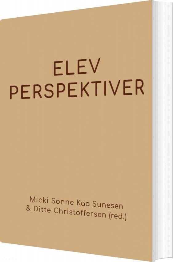 Billede af Elevperspektiver - Ditte Dalum Christoffersen - Bog