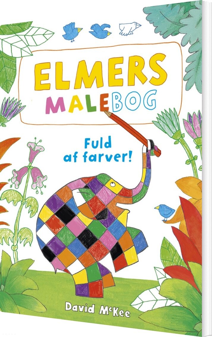 Billede af Elmers Malebog - Fuld Af Farver - Diverse - Bog