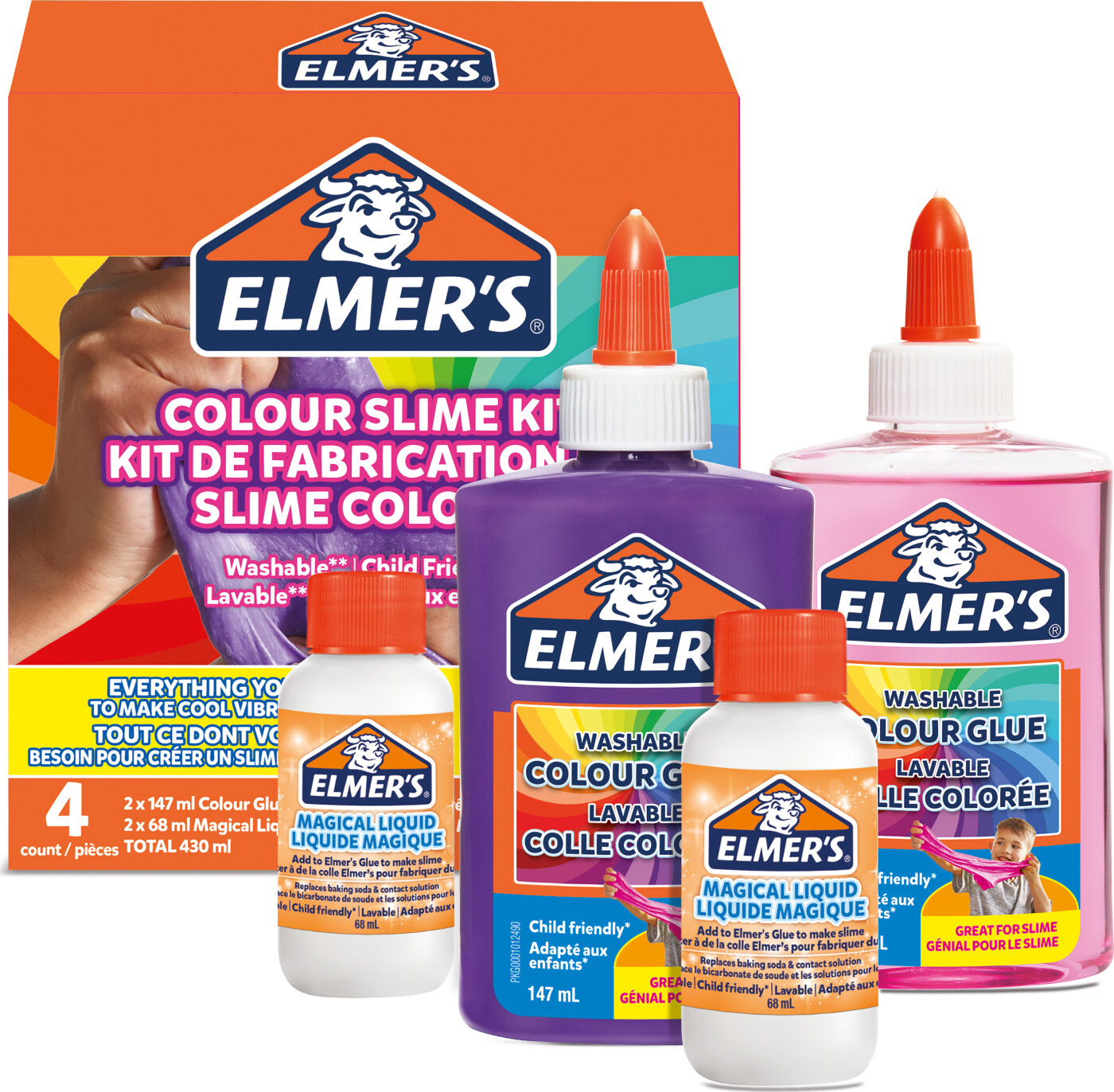 Elmer's - Colour Slime Kit - Slim Sæt