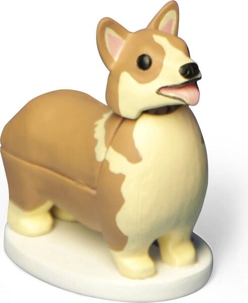 Billede af Corgi Hund Solcelle Figur - Kikkerland - 7 Cm