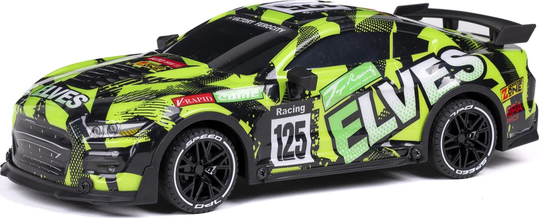 Elves R/c 1:18 2,4ghz W/light & Try Me, Green - Tec-toy