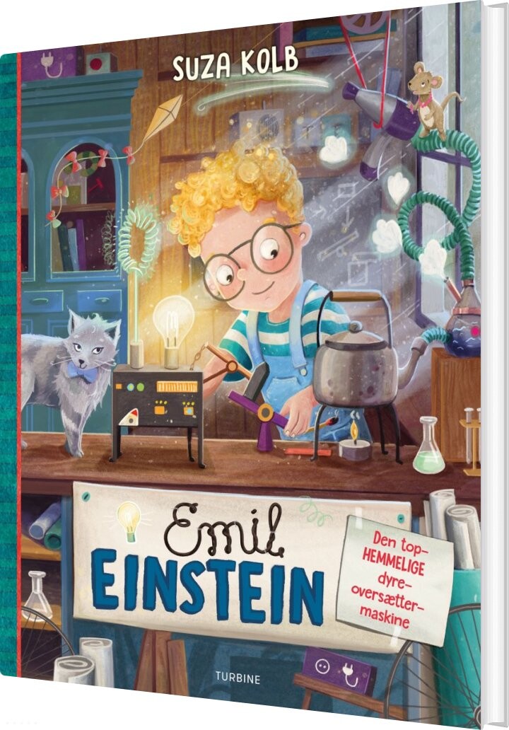 Billede af Emil Einstein - Den Tophemmelige Dyre-oversætter-maskine - Suza Kolb - Bog
