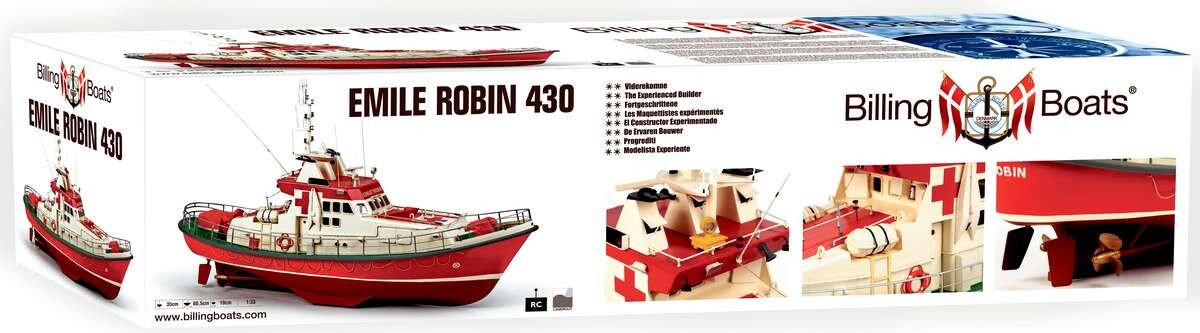 Billing Boats - Emile Robin Model Båd Byggesæt - 1:33 - Bb430