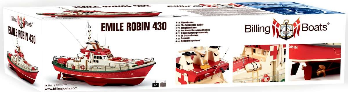 Billing Boats - Emile Robin Model Båd Byggesæt - 1:33 - Bb430