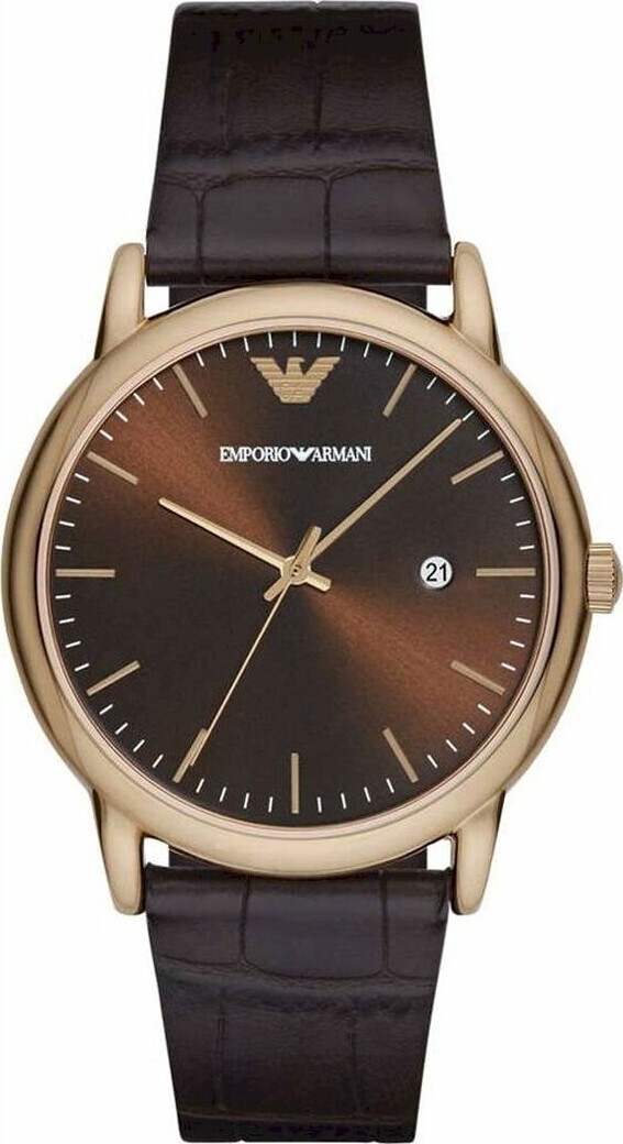 Emporio Armani Ar2503 - Herreur - 43 Mm - Brun
