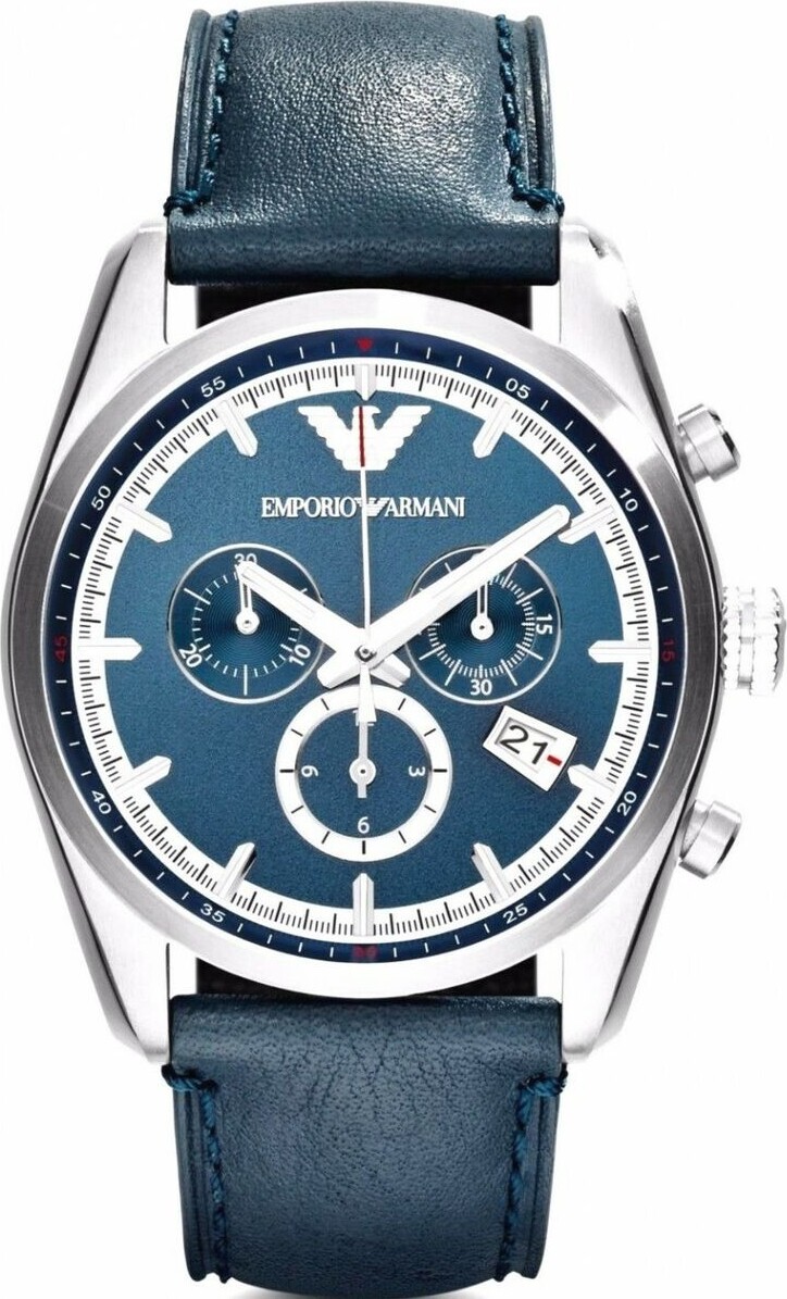 Emporio Armani Ar6041 - Herreur - 43 Mm - Rustfrit Stål