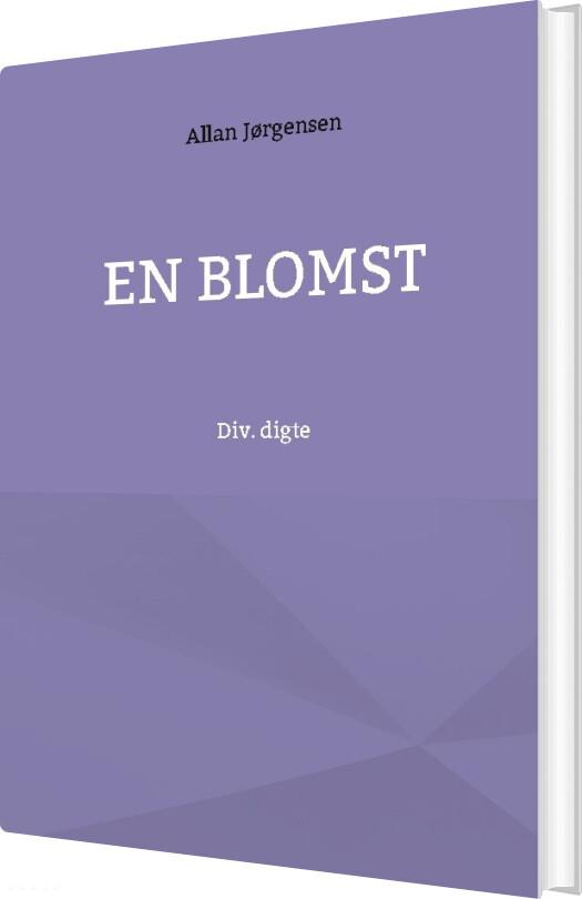 Billede af En Blomst - Allan Jørgensen - Bog