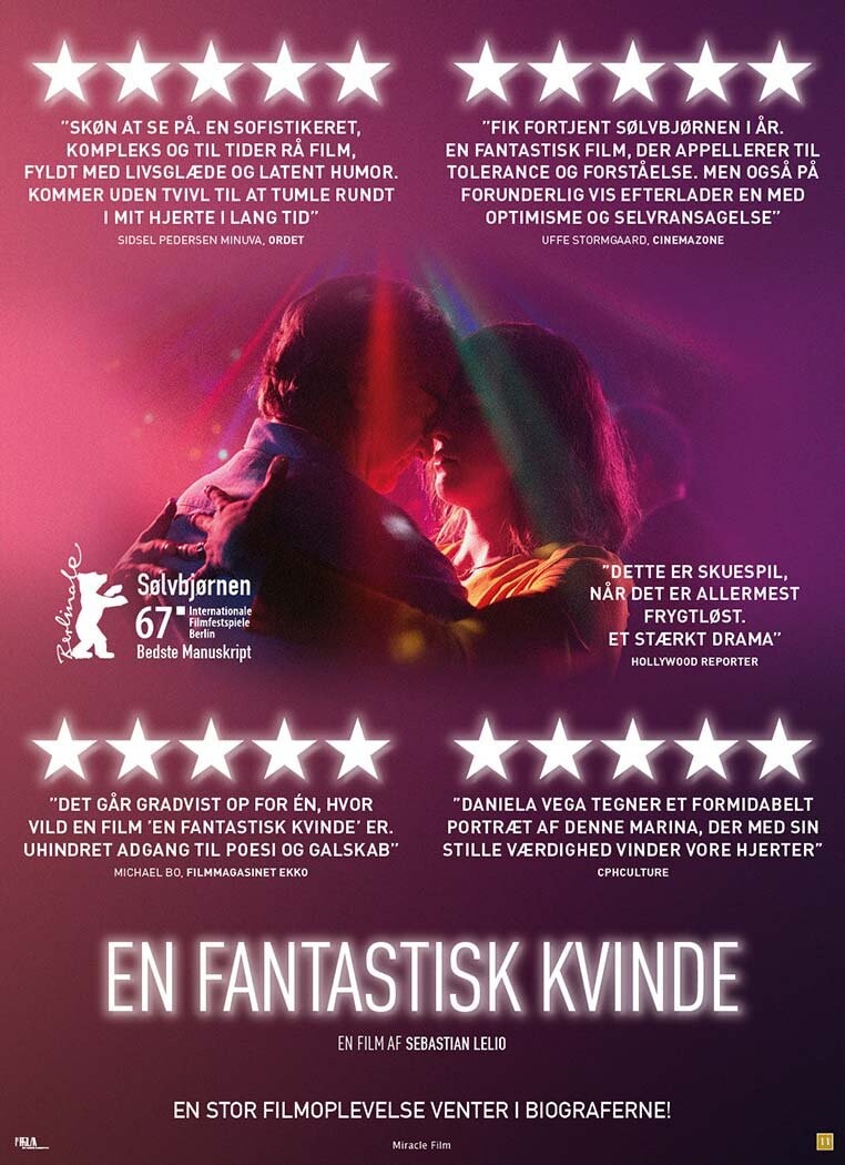En Fantastisk Kvinde / Una Mujer Fantástica - DVD - Film
