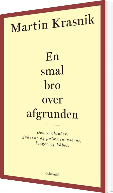 En Smal Bro Over Afgrunden - Martin Krasnik - Bog