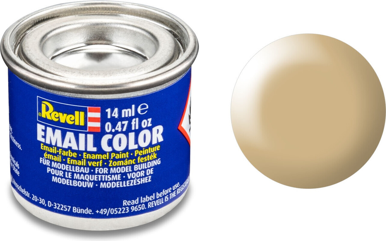 Emalje Maling Til Hobby - Revell - Beige Silk 14 Ml
