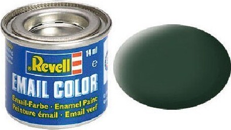 Billede af Emalje Maling Til Hobby - Revell - Dark Green Mat Raf 14 Ml hos Gucca.dk