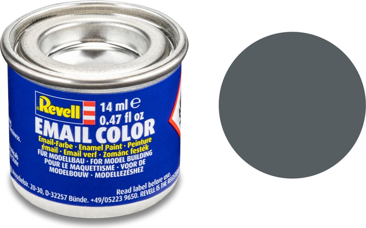 Emalje Maling Til Hobby - Revell - Dust Grey Mat 14 Ml