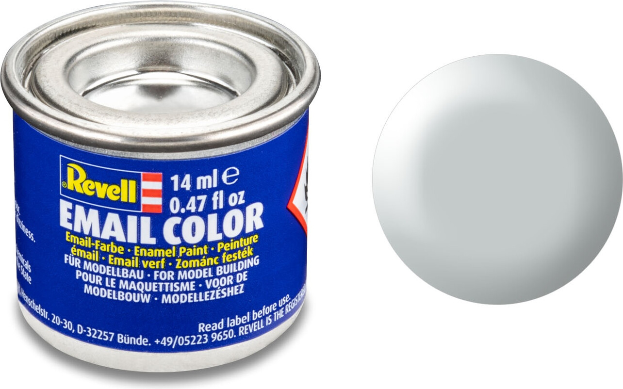 Emalje Maling Til Hobby - Revell - Light Grey Silk 14 Ml