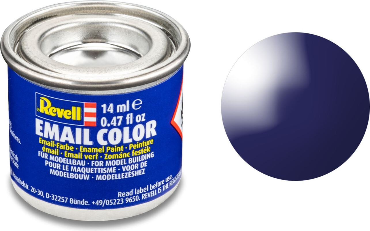 Emalje Maling Til Hobby - Revell - Night Blue Gloss 14 Ml