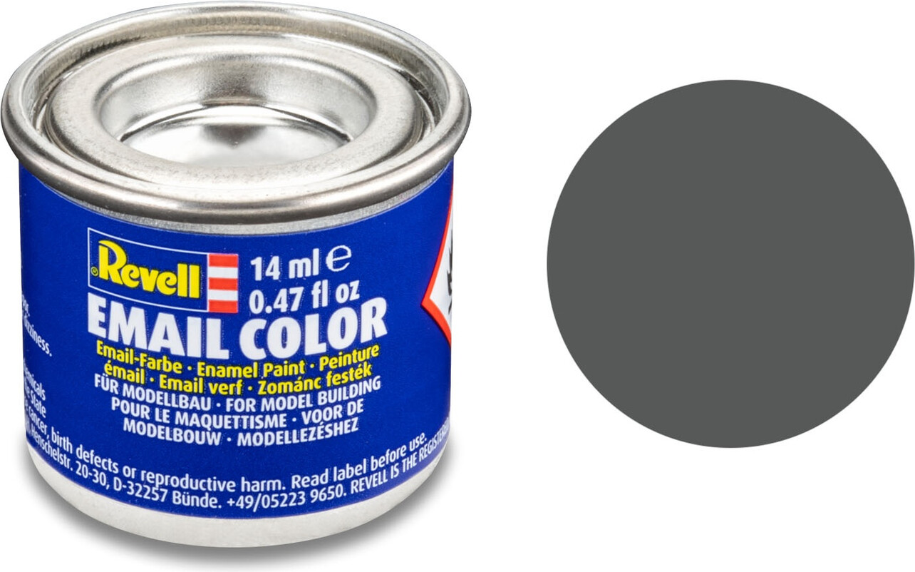 Emalje Maling Til Hobby - Revell - Olive Grey Mat 14 Ml