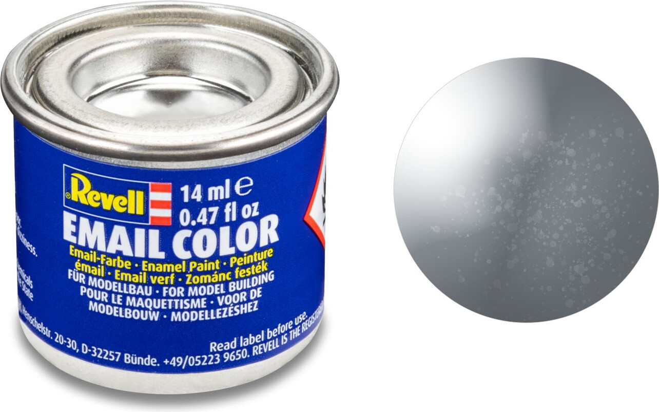 Emalje Maling Til Hobby - Revell - Steel Metallic 14 Ml