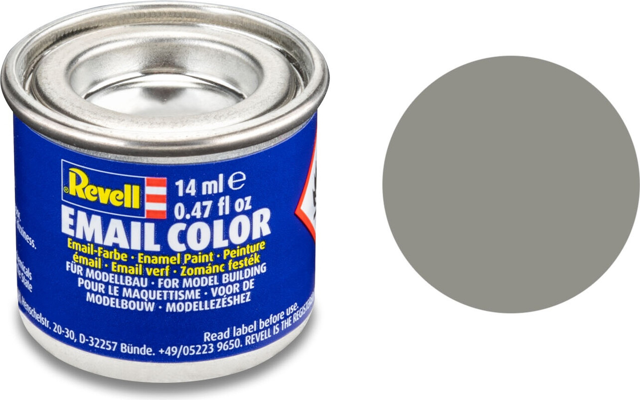 Emalje Maling Til Hobby - Revell - Stone Grey Mat 14 Ml