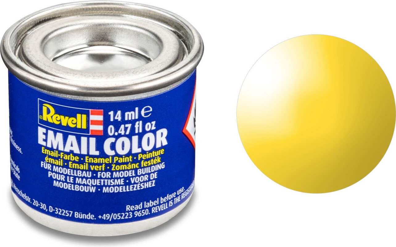 Emalje Maling Til Hobby - Revell - Yellow Gloss 14 Ml