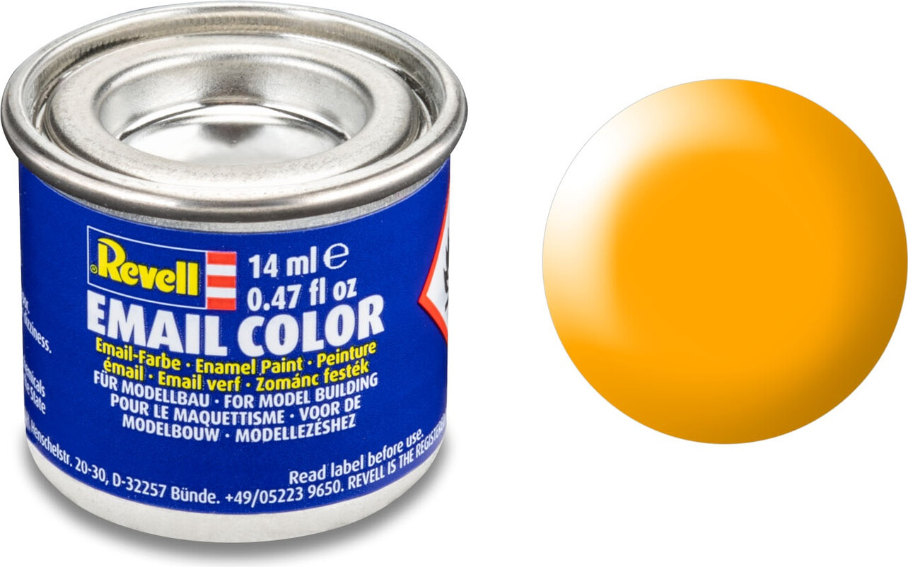 Emalje Maling Til Hobby - Revell - Yellow Silk 14 Ml