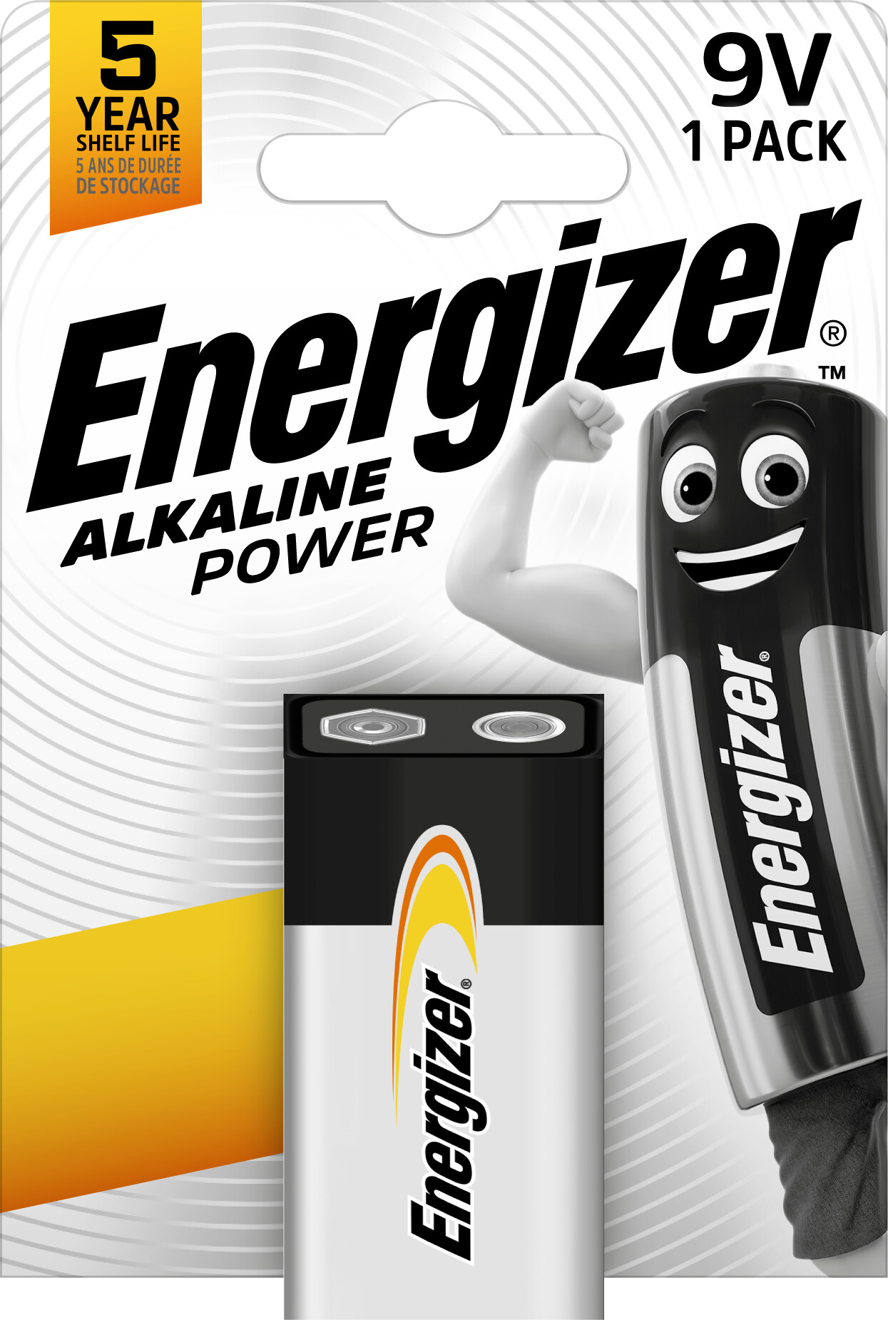 Energizer - Batteri 9v/6lr61 Alkaline Power 1-pak