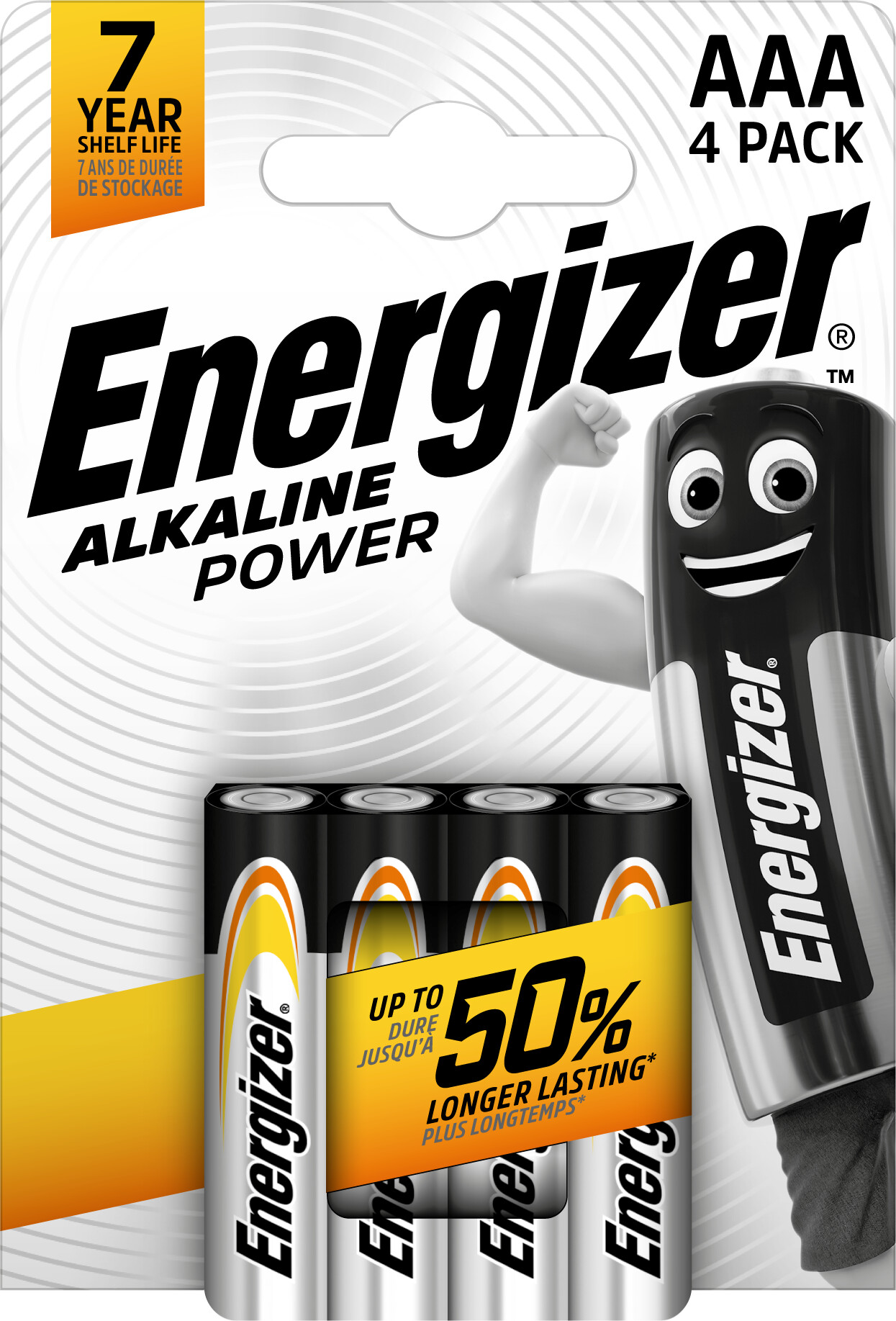 Energizer - Batteri Aaa/lr03 Alkaline Power 4-pak