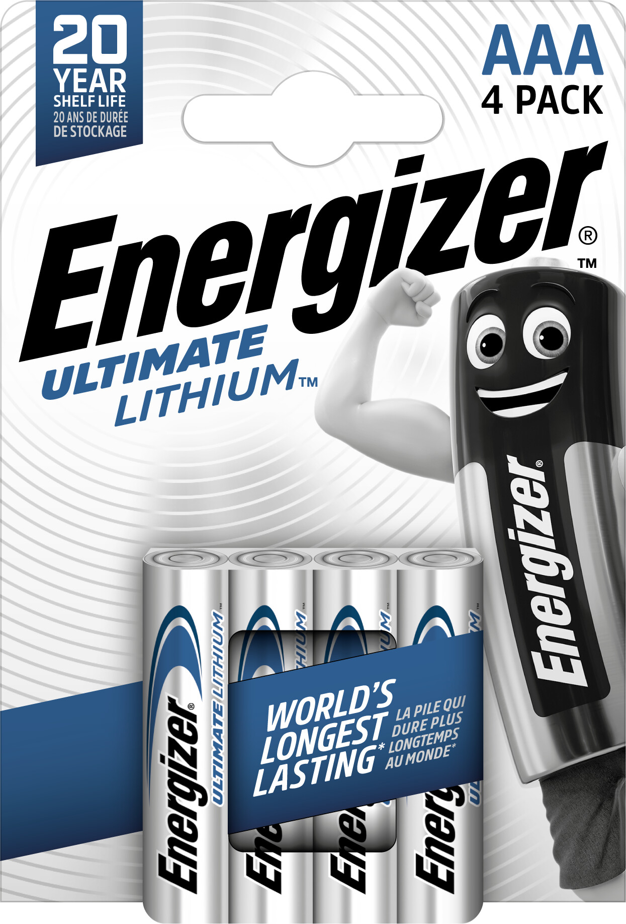 Energizer - Batterier Aaa - Ultimate Lithium - 4 Stk