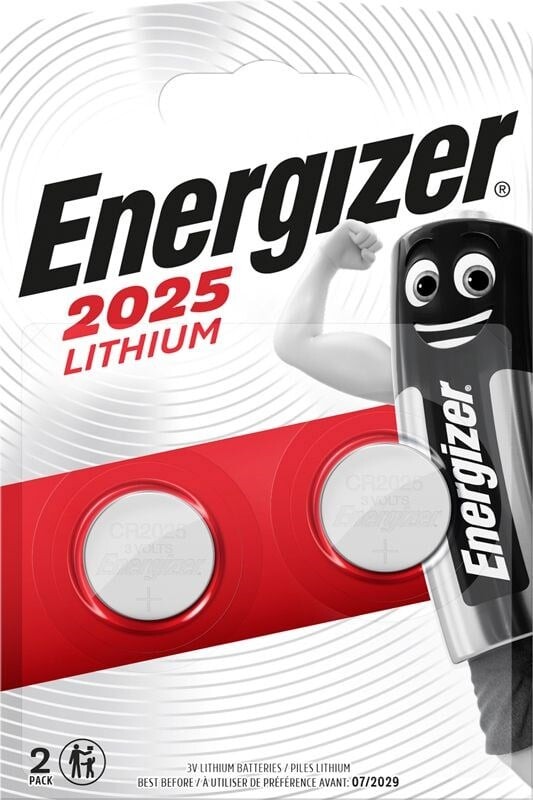 Energizer - Lithium 3v Cr2025 (2-pack)