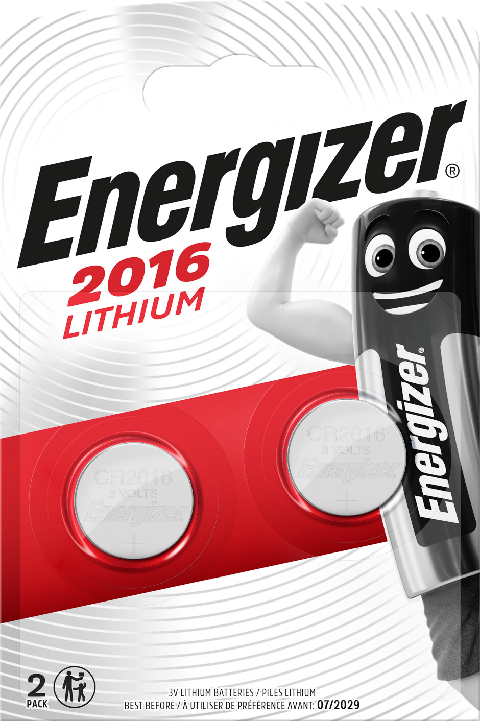 Energizer - Lithium Cr2016 (2-pack)