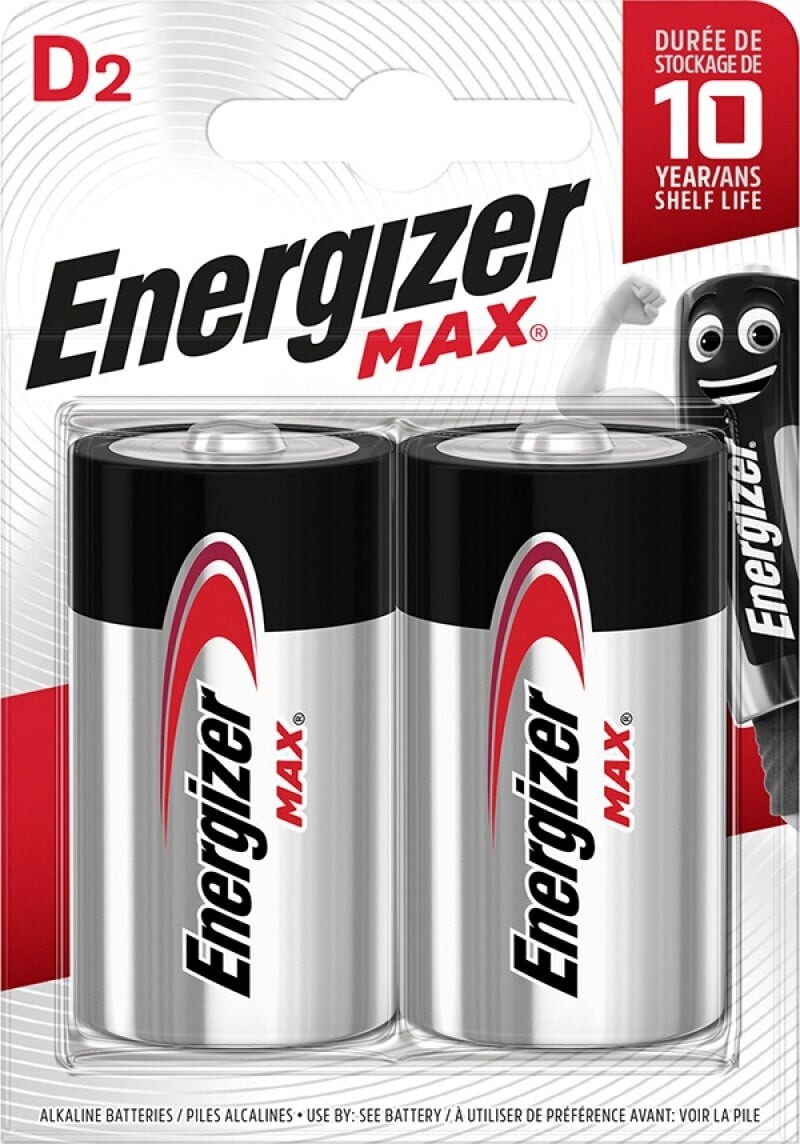 Energizer - Max D/lr20 2-pack