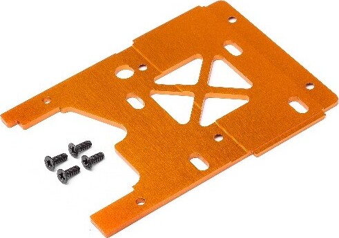 Engine Plate 2.5mm (7075/orange) - Hp105896 - Hpi Racing