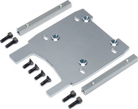 Engine Plate (gray/4mm) - Hp108956 - Hpi Racing