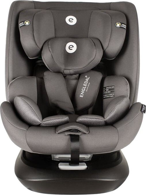 Engledal - Autostol 360 M. Isofix - Gruppe 0+ - Malik - Sort/grå