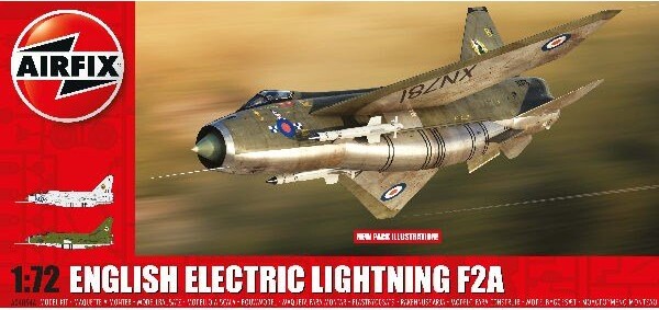 Billede af Airfix - English Electric Lightning F2a Modelfly Byggesæt - 1:72 - A04054a