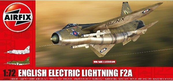 Airfix - English Electric Lightning F2a Modelfly Byggesæt - 1:72 - A04054a