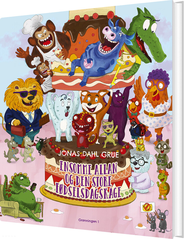 Ensomme Allan Og Den Store Fødselsdagskage - Jonas Dahl Grue - Bog