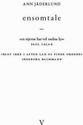 Billede af Ensomtale - Ann Jäderlund - Bog