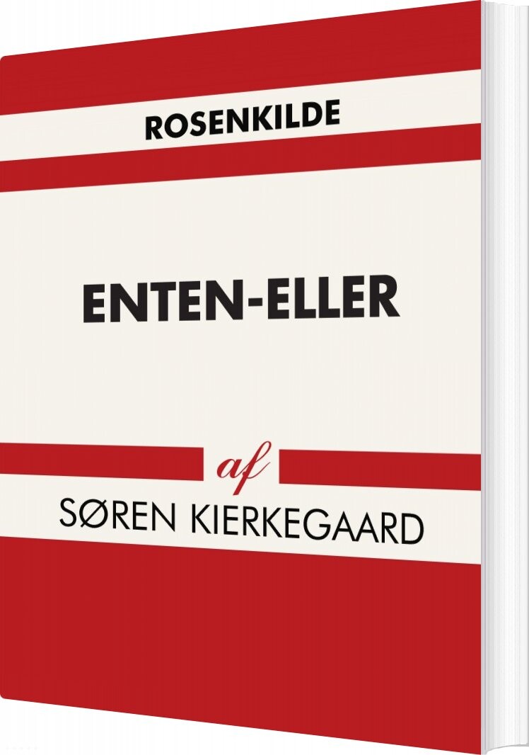 Enten-eller af Kierkegaard Hæftet Bog - Gucca.dk