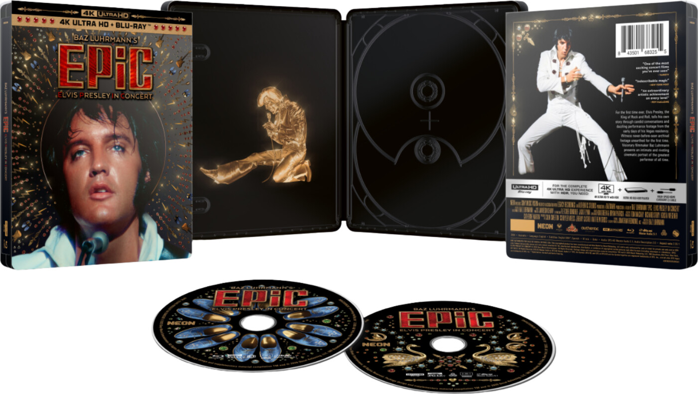 Epic - Elvis Presley In Concert - Steelbook - 4K Blu-Ray