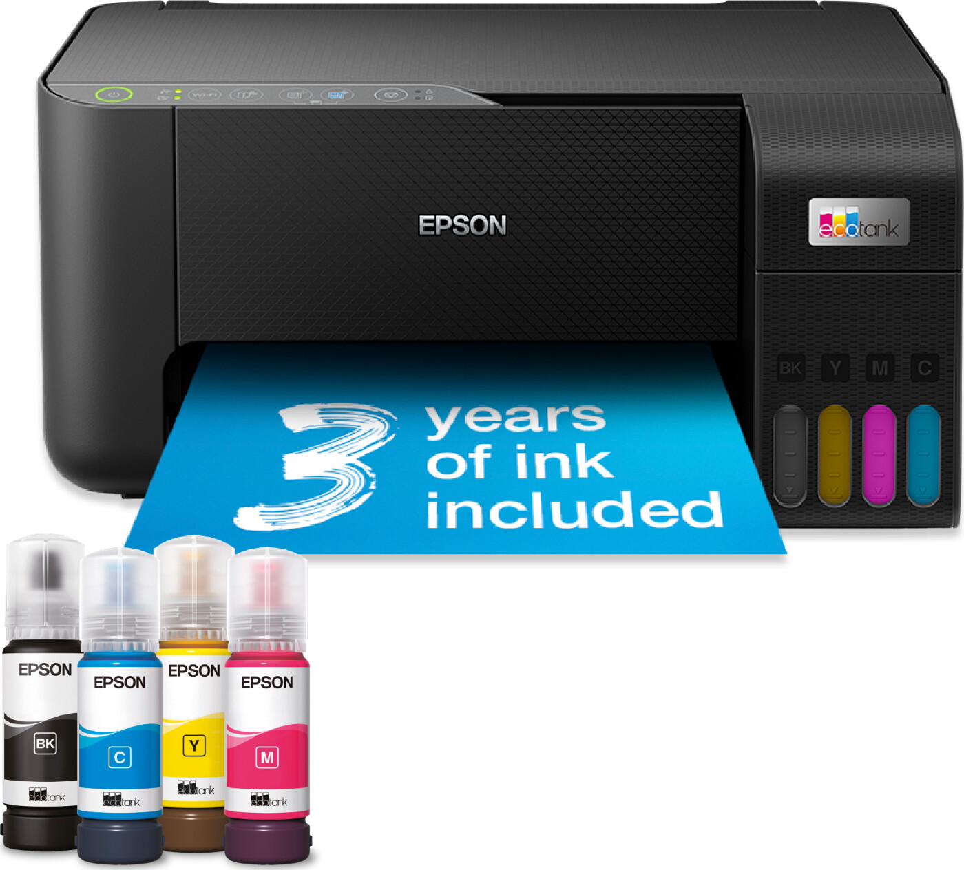 Epson - Ecotank Et-2860 A4 Multifunction Wi-fi Ink Tank Printer