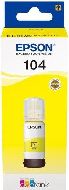Epson Ecotank Blæk - 104 - Gul