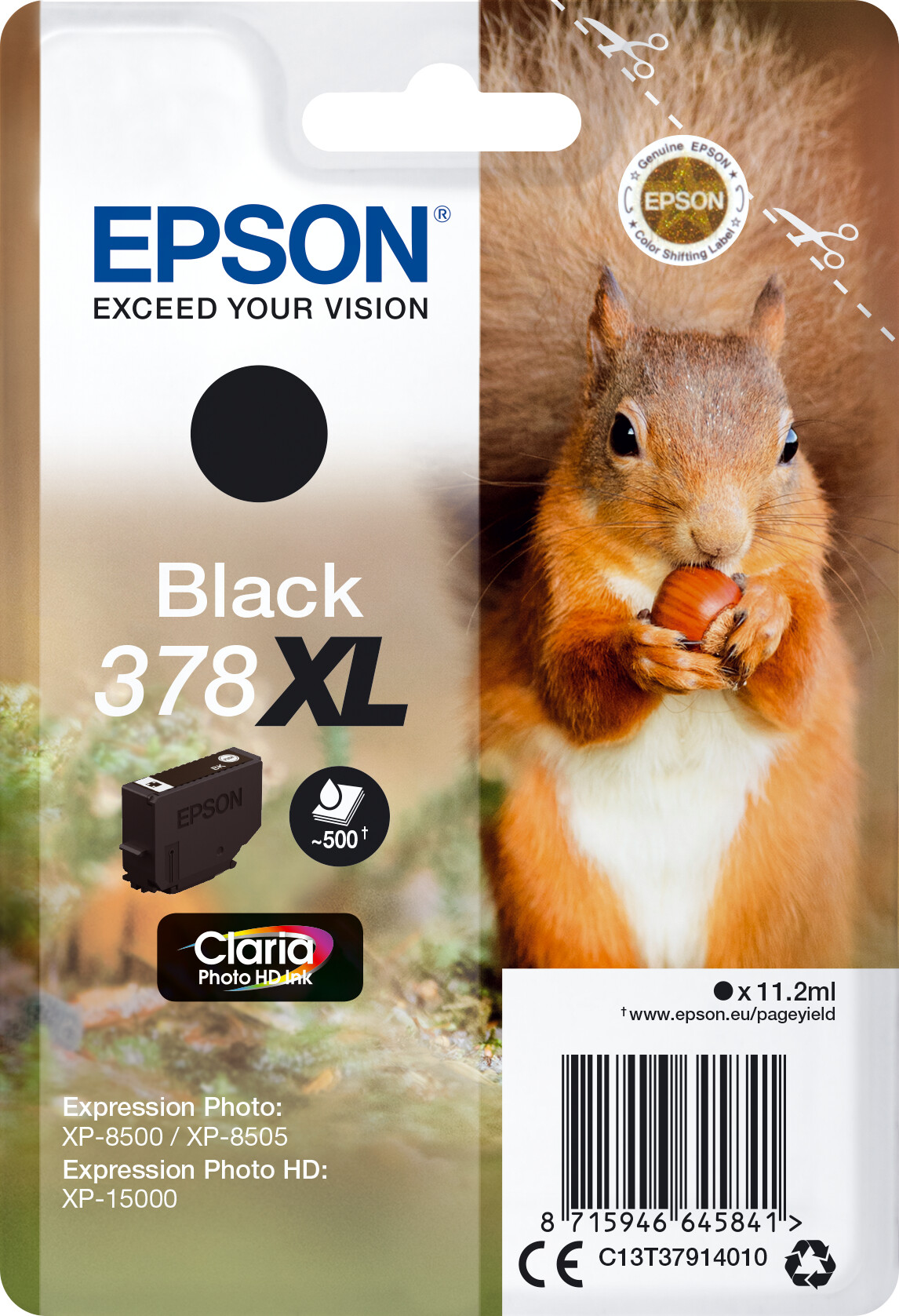 Billede af Epson - T378 Black Ink Cartridge Xl hos Gucca.dk